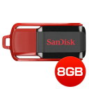 【SANDISK】 USBフラッシュメモリ 8GB SDCZ52-008G-B35