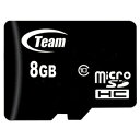 TEAM チーム microSDカード 8GB Class10 アダプタ付き TG008G0MC28A 【メール便専用】【10年保証】 マイクロSDカード