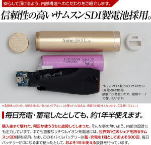 ミニスティックバッテリー2600mAh