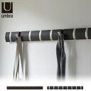 【9/30水限定!楽天カード&エントリーで最大P14倍】Umbra(アンブラ) フリップフック 8連 (ブラック/ウォルナット ドリフトウッド(ダークグレー)) 壁 フック おしゃれ 壁掛け ハンガー バッグ コートハンガー ハンガー掛け ウォールフック インテリア 収納 玄