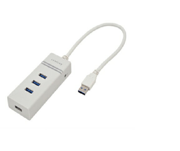 センチュリー CHM-U3P4W 【USB3.0 Hub名人】バスパワータイプ 4ポートUSB3.0ハブ（ホワイト）