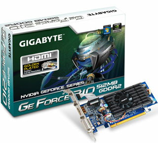 GIGABYTE GV-N210OC-512I NVIDIA GeForce GT210 512MB DDR2OtBbNXJ[h