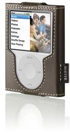 BELKIN F8Z204-BRN Leather Sleeve for iPod nano 3rd generation(`R[g)