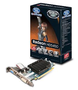 Sapphire 11166-00-20R(VD3740) HD5450 512M DDR3 PCI-E VGA/DVI-I/DPOtBbNX{[h