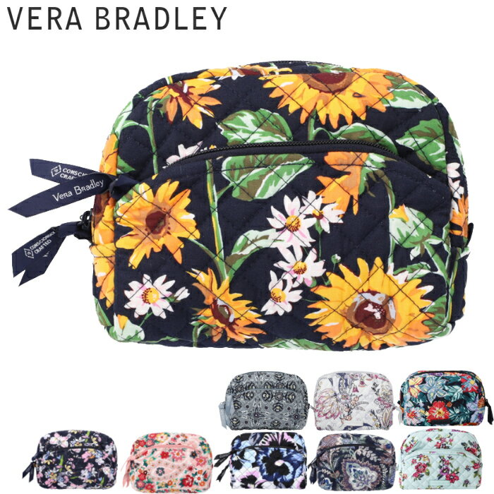 【クーポンで全品15%オフ】 ヴェラブラッドリー アイコニック ミディアム コスメポーチ ベラブラッドリー Iconic Medium Cosmetic Vera Bradley