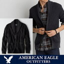 アメリカンイーグル American Eagleニット カーディガン(ae1821)ブラック