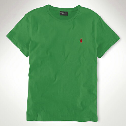 LA直送【POLO Ralph Lauren】ラルフローレンワンポイント★半袖・Tシャツ(r303)green高品質のコットン素材で、着心地最高♪
