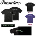【Primitive】プリミティブ 2017秋冬 BONES GLOW TEE メンズ 半袖Tシャツ ティーシャツ トップス 蓄光 S・M・L 2カラー【あす楽対応】