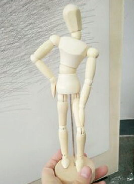 まる得 木製 デッサン人形 多彩なポージングが可能 14関節で多彩なポーズが可能 木製 20cm 置物 画材 デッサン人形 モデル人形 デッサンドール ポージング人形 通販/オークション絵コンテ/漫画/イラストインテリア小物(メ1) M39M