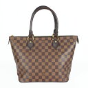 ルイ ヴィトン LOUIS VUITTON サレヤPM N51183 トートバッグ ハンドバッグ ダミエ エベヌ レディース 【中古】