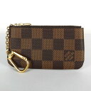 ルイ ヴィトン LOUIS VUITTON ポシェット クレ N62658 ダミエ エベヌ コインケース キーケース 小銭入れ 【中古】