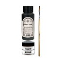 ネイルアクリルセット アクリルリキッド55ml + アクリルパウダー28g + スカルプブラシ (8号, クリア)