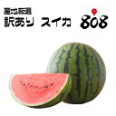 【送料無料】【産地厳選】訳あり スイカ 2L~3Lサイズ 1玉入 約7~9kg(北海道沖縄別途送料加算)すいか/西瓜/果物/暑中見舞い/残暑見舞い/御中元/お中元/熊本/尾花沢/高糖度/訳有/母の日/父の日/訳アリ/ワケあり