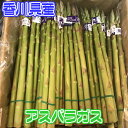 【香川県産】グリーンアスパラ アスパラガス 1束3本約100g【クール便推奨商品】【野菜詰め合わせセットと同梱で送料無料】【西日本産 無農薬・低農薬・特別栽培農産物】