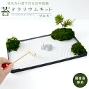 日本製 枯山水 プリザーブドグリーン 苔 手作り キット 卓上 ミニ インテリア オブジェ 雑貨 植物 癒し 趣味 精神統一 庭園 作庭 箱庭 和 風情 仮山水 乾泉水 涸山水 石庭 巣籠 誕生日 両親 父 母 祖父 祖母 兄弟 姉妹 友達 苔プリ プレゼント ギフト おしゃれ