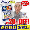 関節痛に飲んで効くグルコンEX錠（送料無料お試し用 10日分）グルコサミンを飲んでる方にもおすすめ！コンドロイチン・グルコサミンなら日本薬師堂!【第3類医薬品】【送料無料※メール便】【腰痛・ひざの痛み・肩こり】