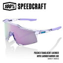 100%（ワンハンドレッド） Speedcraft- Polished Translucent Lavender-Hiper Lavender Mirror 60007-00005 スポーツサングラス MLB プロ野球 NPB 選手着用