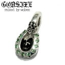 【GODSIZE/ゴッドサイズ】HORSESHOE Crown Pendant