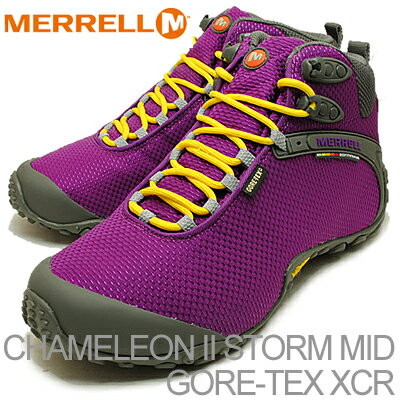 MERRELL(メレル)CHAMELEON II STORM MID GORE-TEX XCR(カメレオン II ストーム ミッド ゴアテックス XCR)パープル [靴・スニーカー・シューズ]　