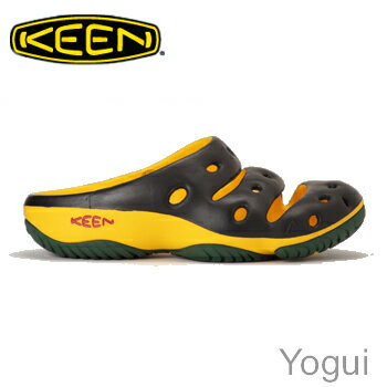 ■ポイント10倍・6/1 AM9：59まで■☆2012年春夏・新作☆★送料無料★KEEN(キーン)Yogui(ヨギ)ブラック/イエロー/グリーン [靴・サンダル・スニーカー]　【smtb-TD】【saitama】