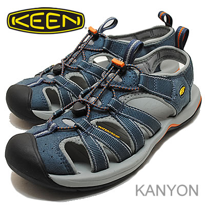 KEEN(キーン)Kanyon(キャニオン)ミッドナイト ネイビー/バーント オレンジ [靴・サンダル・シューズ]