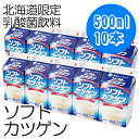 【雪印メグミルク】ソフトカツゲン 500ml×10本【北海道ご当地ドリンク】