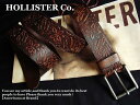 本物レア■HOLLISTER Co.ホリスター Vintage Leatherレザー アロハベルト■Brown【smtb-k】【kb】本物最安値挑戦中！送料無料・あす楽対応！