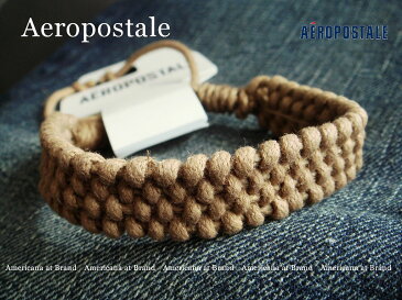 【送料無料】本物レア■Aeropostaleエアロポステール Woven Hemp Bracelet メンズブレスレット■raffia【smtb-k】【kb】【楽天カード分割】