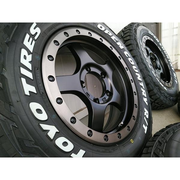 ジムニー タイヤホイール 16インチ BDX05 マットブラック トーヨータイヤ オープンカントリーRT 185/85R16