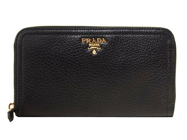 PRADA 1M0506 VITELLO DAINOv  Eht@Xi[z^J[tXL NERO