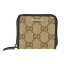 GUCCI 115255-FAFXG-9643グッチ 小銭入キャンバス×レザーベージュ×ダークブラウン