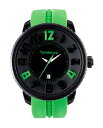 【アウトレット・ワケアリ・大特価】Tendence 02043024Round Gulliverテンデンス 腕時計ラウンドガリバー ブラック×グリーン※付属品無し…時計本体のみになります。