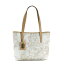 PRIMA CLASSE CN174-9188-0900SHOPPING MEDIA プリマクラッセ トートバッグホワイト×ナチュラル