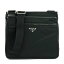 PRADA 2VH251-064-F0002TESSUTO SAFFIANO NEROプラダ ショルダーバッグブラック×シルバー