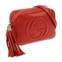 GUCCI 308364-A7M0G-6523グッチ ショルダーバッグレザーレッド