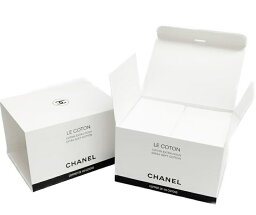 CHANEL LE COTONEXTRA SOFT COTTON<strong>シャネル</strong> ル コットンエクストラ ソフトコットン 100枚入CCロゴ入 オーガニックコットン CHANEL ダブルパッケージショップバッグ※ラッピング不可・4個単位で1送料