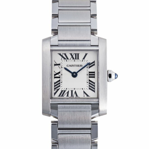 CARTIER W51008Q3カルティエ 時計タンクフランセーズホワイトローマ★☆新品・送料無料