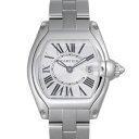 CARTIER W62016V3カルティエ 時計ミニロードスターシルバーブラック替えベルト