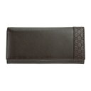 GUCCI 256434-A8WQN-2019グッチ ホック長財布レザー×マイクログッチシマレザーダークブラウン×シルバー