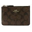 COACH F63923-IMAA8/1コーチ 小銭入PVC×レザーブラウン×ブラック