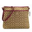 COACH F55363-IMD9Sコーチ ショルダーバッグキャンバス×レザーカーキ×フーシャ