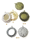 【60%OFF】カメオ台 カン付き 【6】 20mm (1ヶ)手作り アクセサリー パーツ レジン 土台 枠 ハンドメイド ミール皿