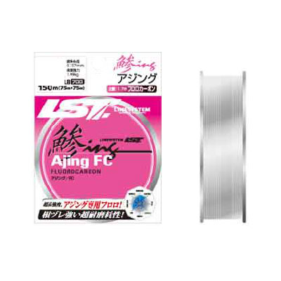 【LINE SYSTEM/システム】L-4106-E　鯵INGFC　0.6号　フロロカーボン　平行巻　LBSYSTEM　ライン　糸 033234