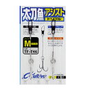 【Cultiva/カルティバ】太刀魚アシストトリプル TF-T46 No.11645 フック タチウオ専用フック 仕掛けパーツ 太刀魚釣り