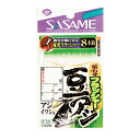 【SASAME/ササメ】豆アジ 喰わせフラッシャー8本 S-121 仕掛け 堤防仕掛 堤防釣り アジ釣り