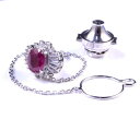 Pt ルビー 1.088ctダイヤモンド0.36ct プラチナ タイタック《送料無料!》