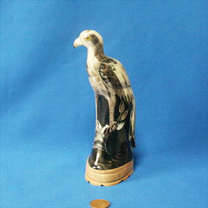 鳥置物Lサイズ送料無料彫刻置物(材料・水牛の角・白）アジアン雑貨販売BCD　SHOP