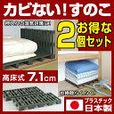 押入れ すのこ 2台入【スノコ 布団 マット 毛布