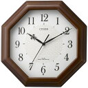 【エントリーで★最大ポイント10倍!】 シチズン CITIZEN 掛け時計 アナログ 八角形 風水 ネムリーナメイト (4MYA30-006) 特価25%OFF 【10P05Nov16】