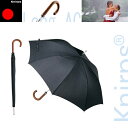 【ポイント10倍】【送料無料】紳士にこそふさわしい。傘 Knirps(クニルプス)長傘Long AC ブラック( 8本骨 )